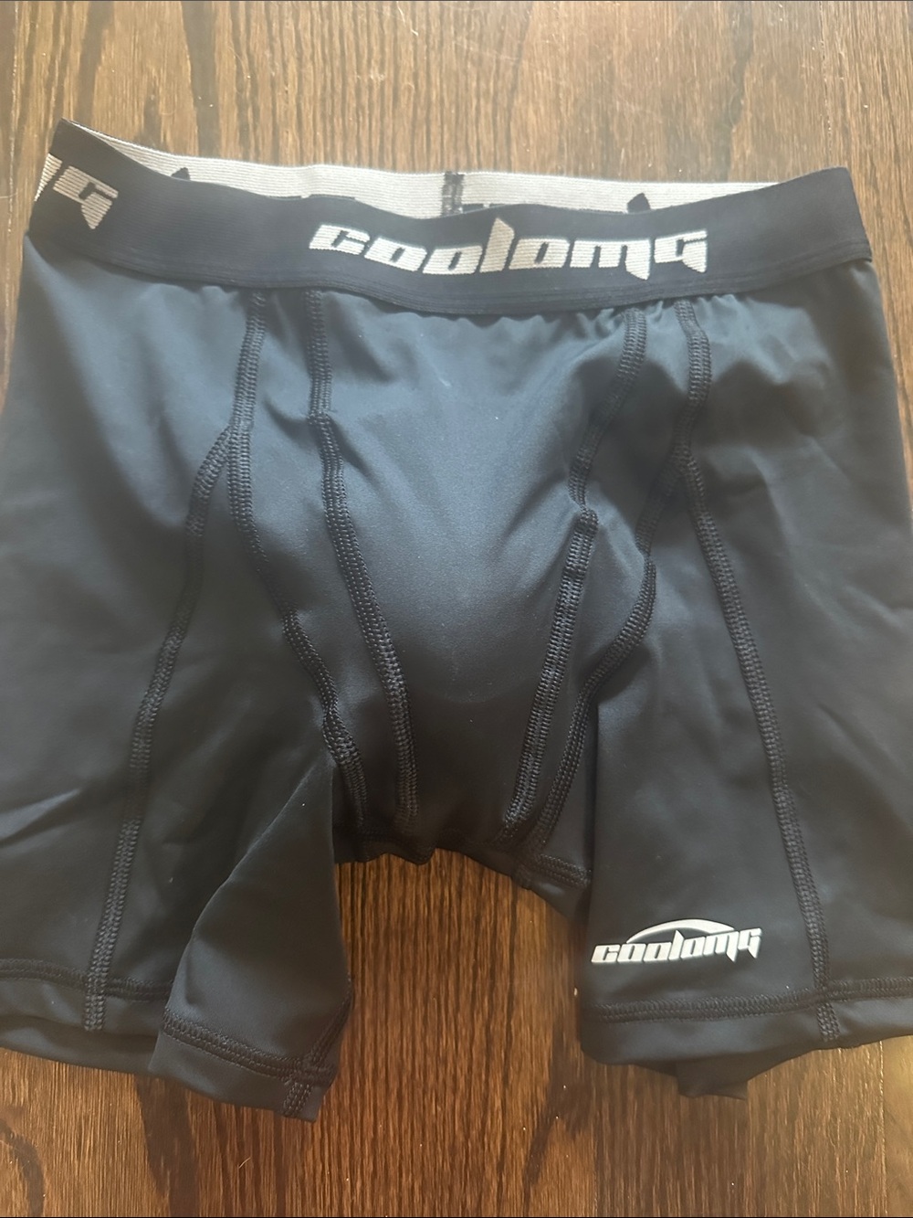 Kids' Black Compression Underwear Shorts